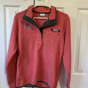 NC State Wolfpack Women's Columbia PFG Pullover With Buttons Size Small